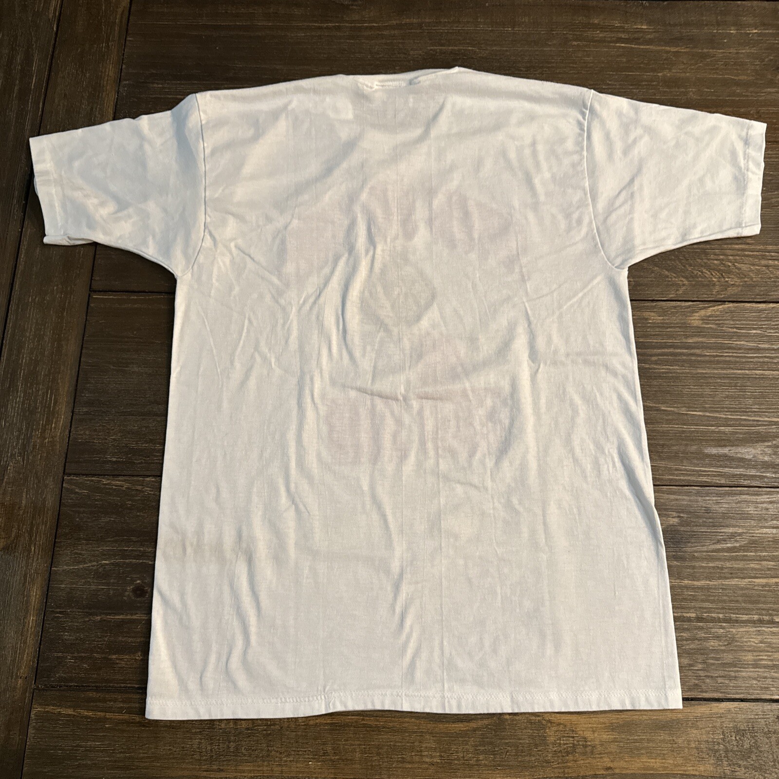 Support Our Troops Desert Storm XL White T Shirt Single Stitch Vtg USA Eagle gallery