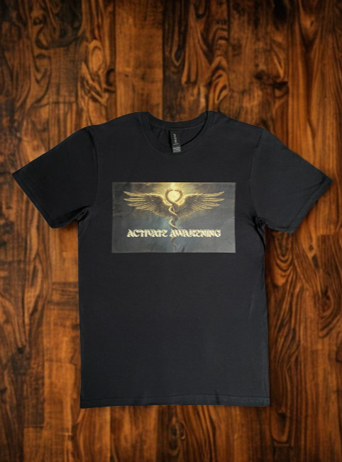 DTF Custom Made - ACTIVATE AWAKENING Short Sleeve T-Shirt - Black SML gallery