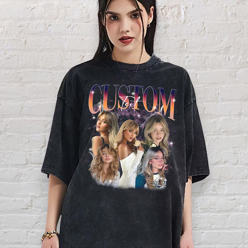 Custom Girlfriend Bootleg Shirt Anniversary Gift Vintage Style Tee Was gallery