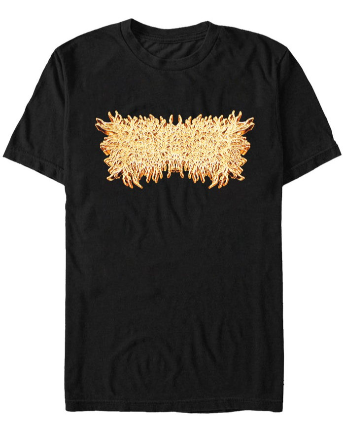 Peeling Flesh – Gold Chrome ( Font ) T-Shirt Size S-4XL