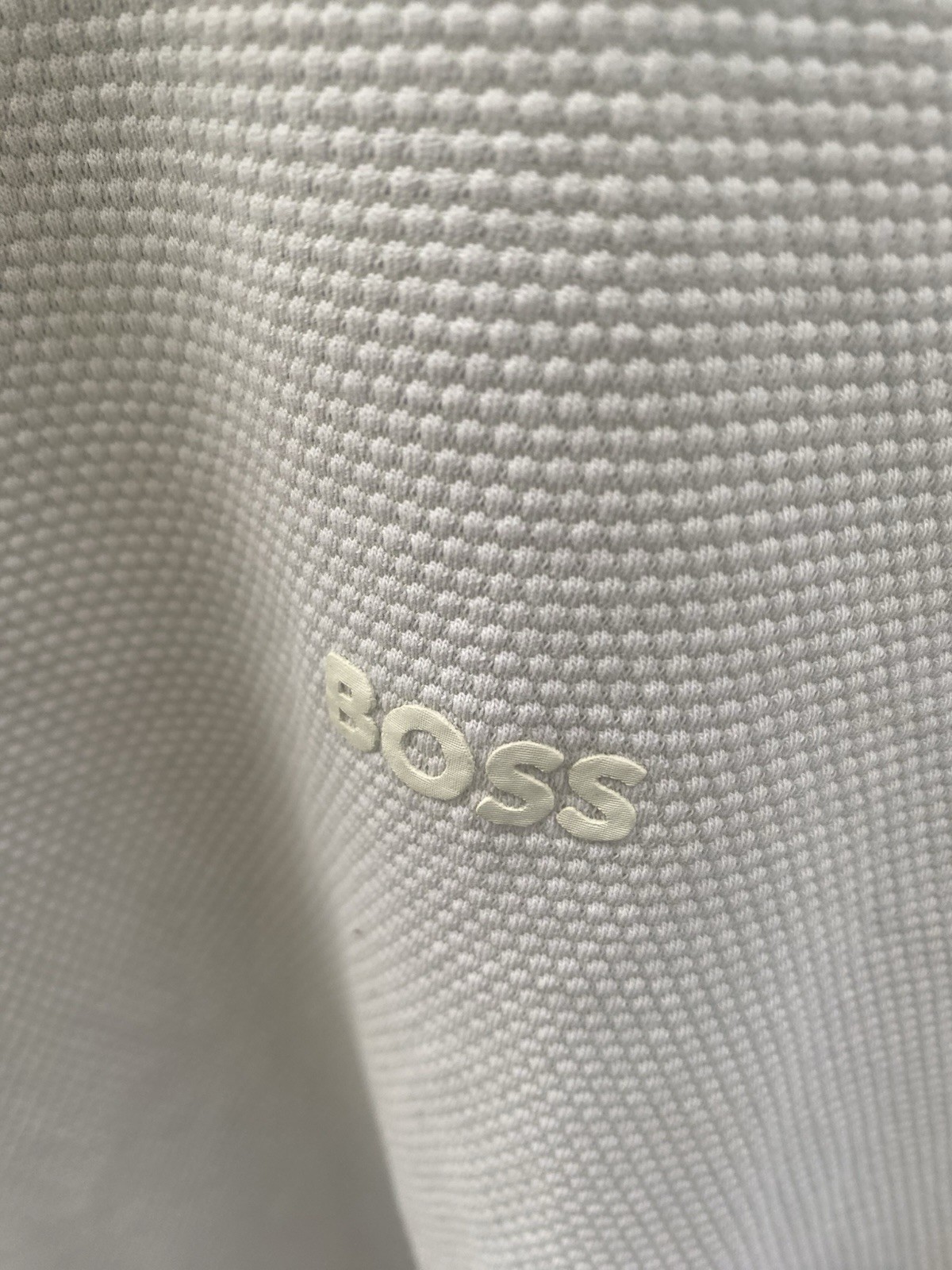 Boss men's t-shirt white size M fancy trendy modern soft gallery