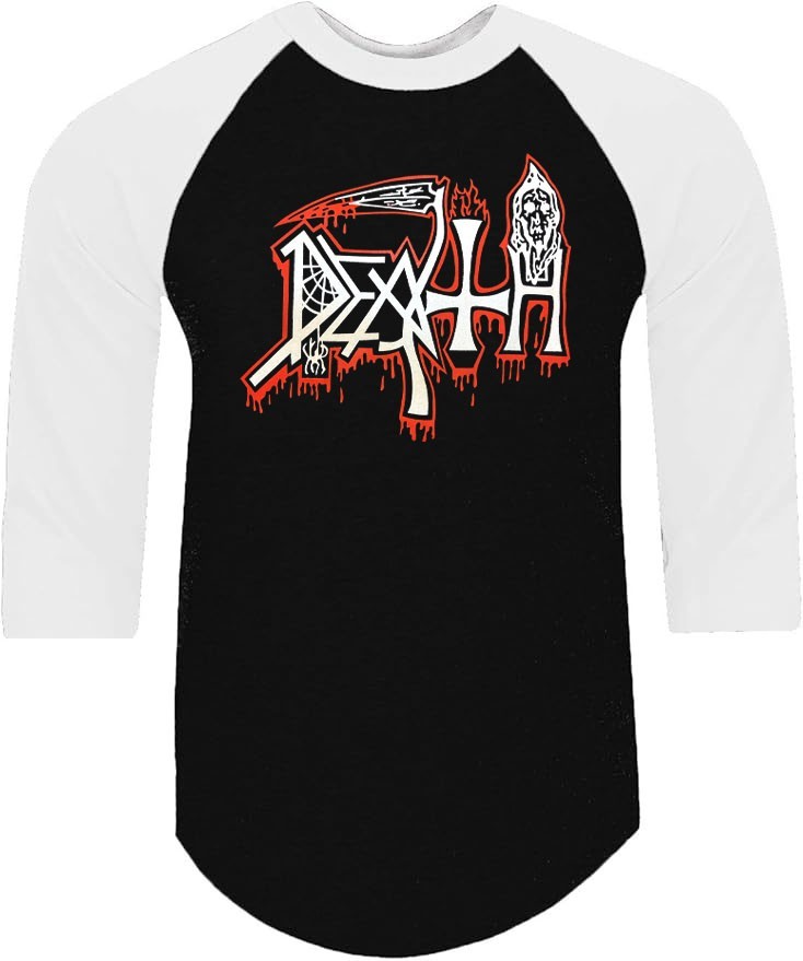Death American Death Metal Band Raglan 3/4 Sleeve (Multiple Variations) gallery