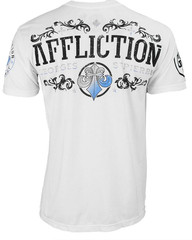$58 AFFLICTION Georges St Pierre VIRTUE Short Sleeve Slim Fit T-shirt NWT