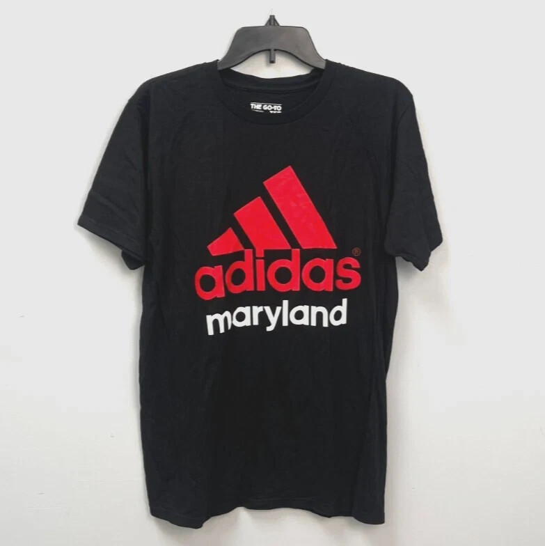 Adidas The Go-To Tee Black Cities, State or Plain 3 Striped Logo T-Shirt Men