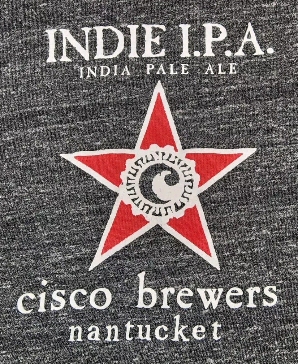 Cisco Brewers Shirt Mens Medium Indie I.P.A. India Pale Ale Nantucket Adult A04 gallery