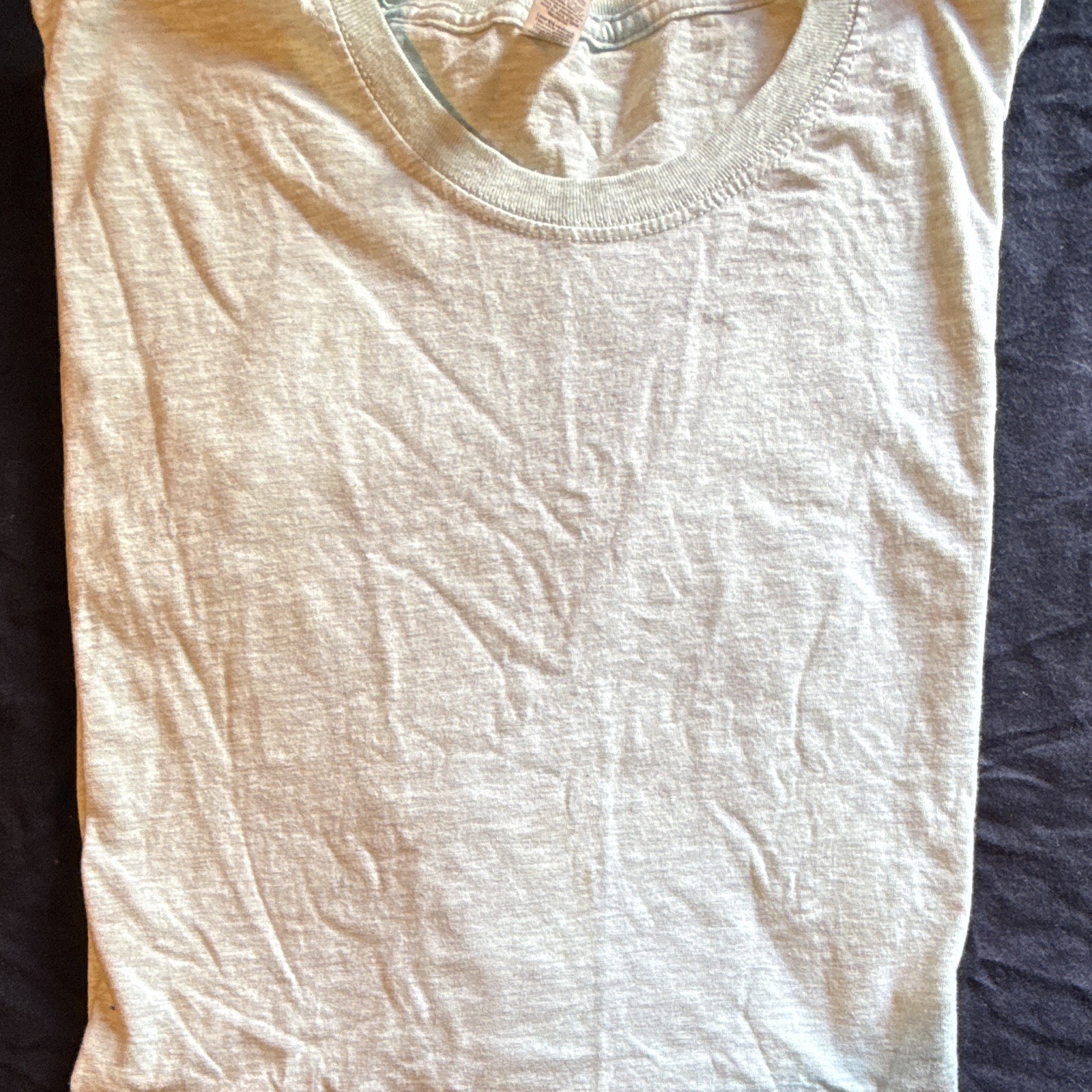 Mossimo Mens 4XL Big & Tall Gray Cotton Crew Neck Knit T-Shirt Logo gallery