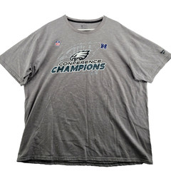 NFL Pro Line Fanatics Men’s Size 3XL Gray Solid Football Short Sleeve T-Shirt