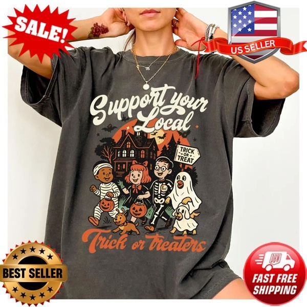 Comfort Colors® Support Your Local Trick or Treaters T-Shirt