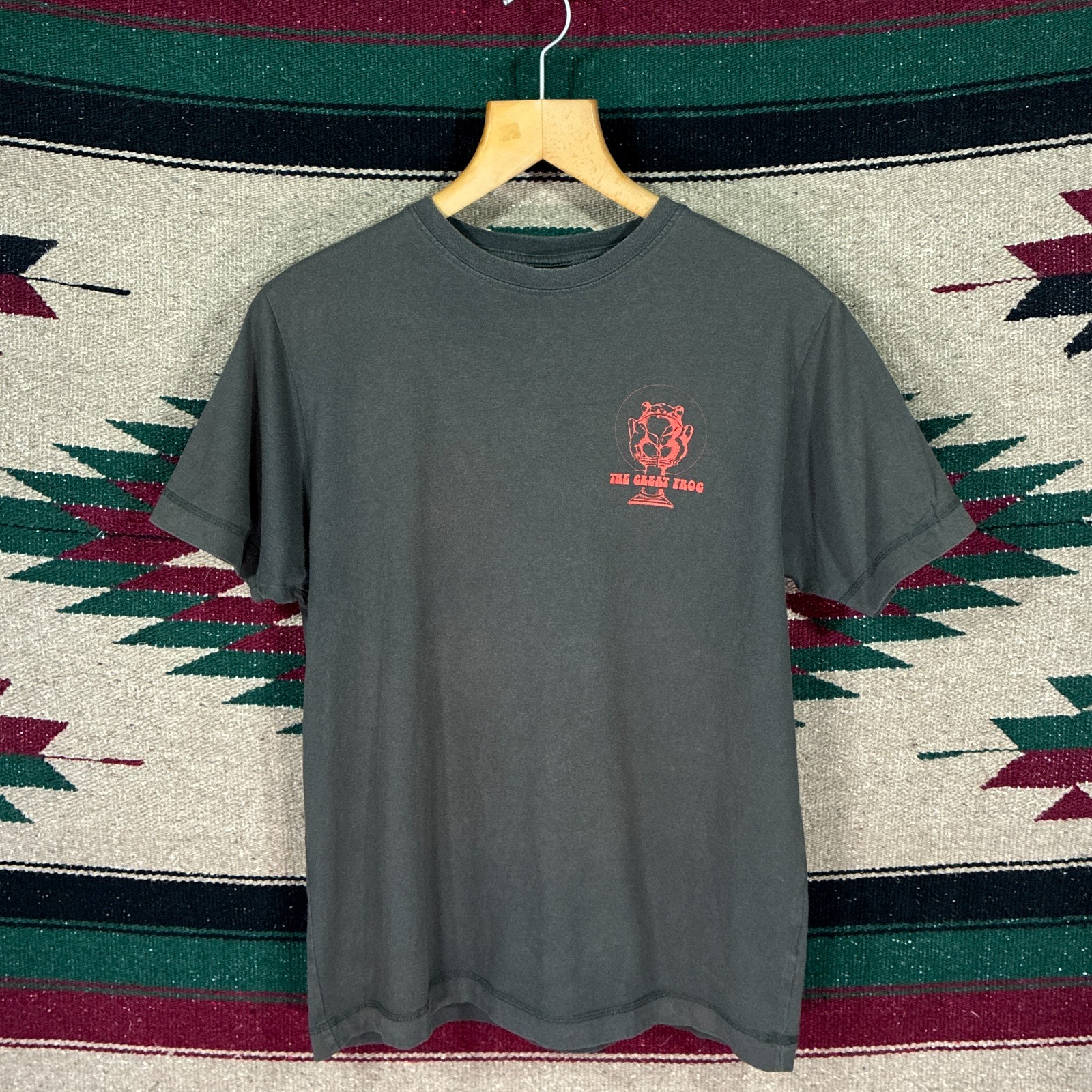 The Great Frog Grey Graphic T-Shirt - Men's Medium - Pure Cotton gallery