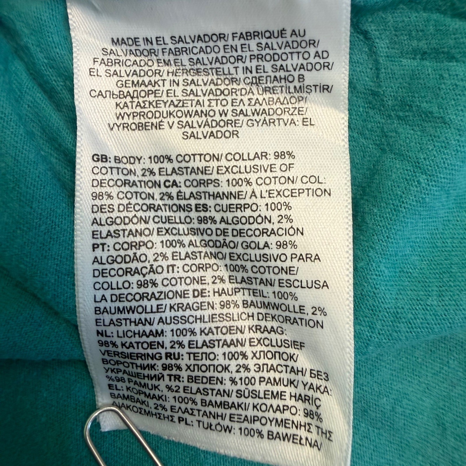 The North Face Mens Box Logo Graphic T-Shirt Teal Green Never Stop Exploring L gallery