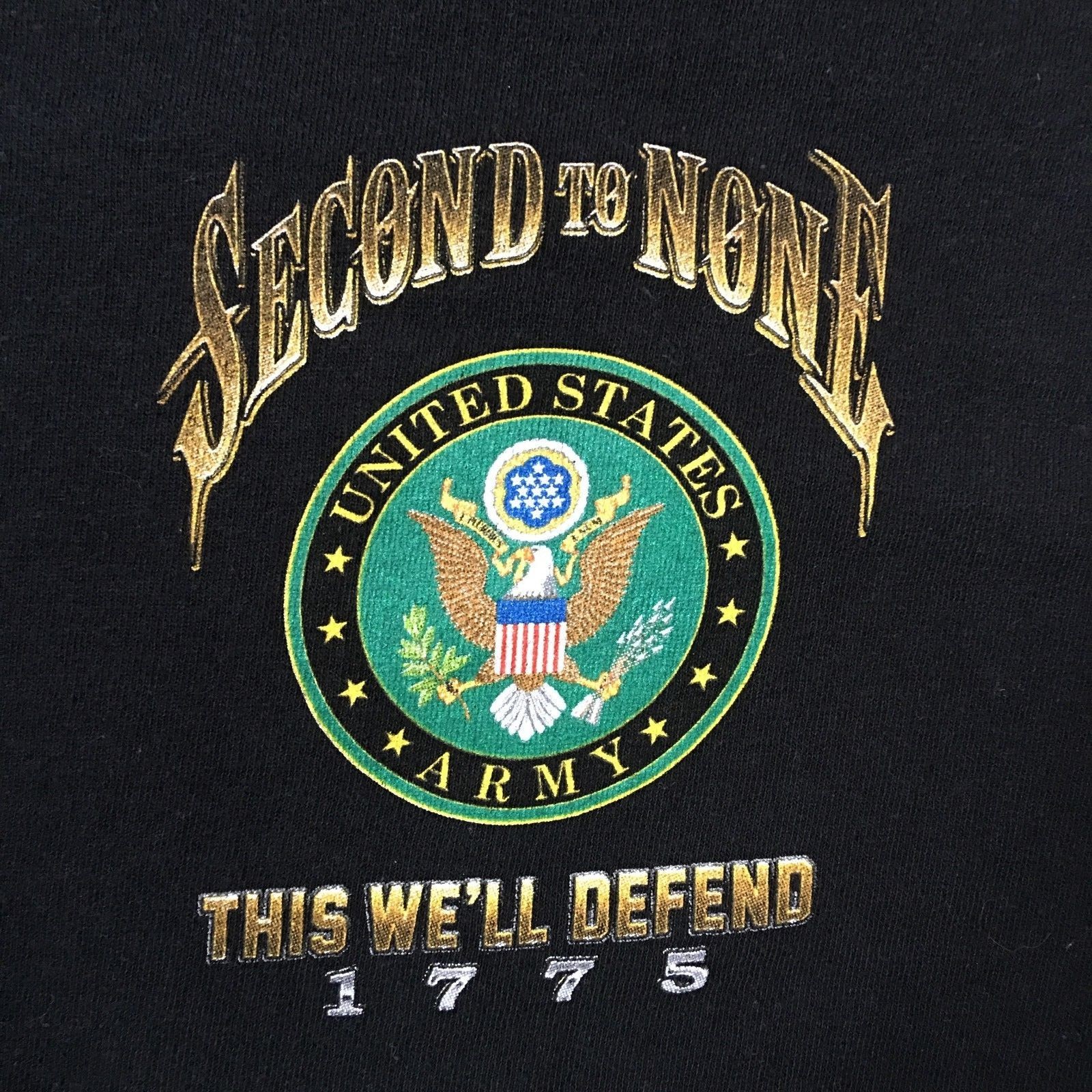 United States Army Soldiers Shirt Second to None This We'll Defend 3XL XXXL EUC gallery