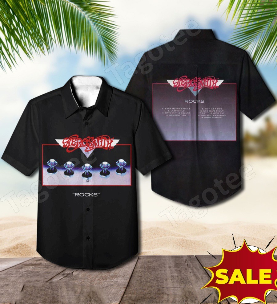 Aerosmith Rocks Album Cover Hawaiian Shirt JU92 gallery