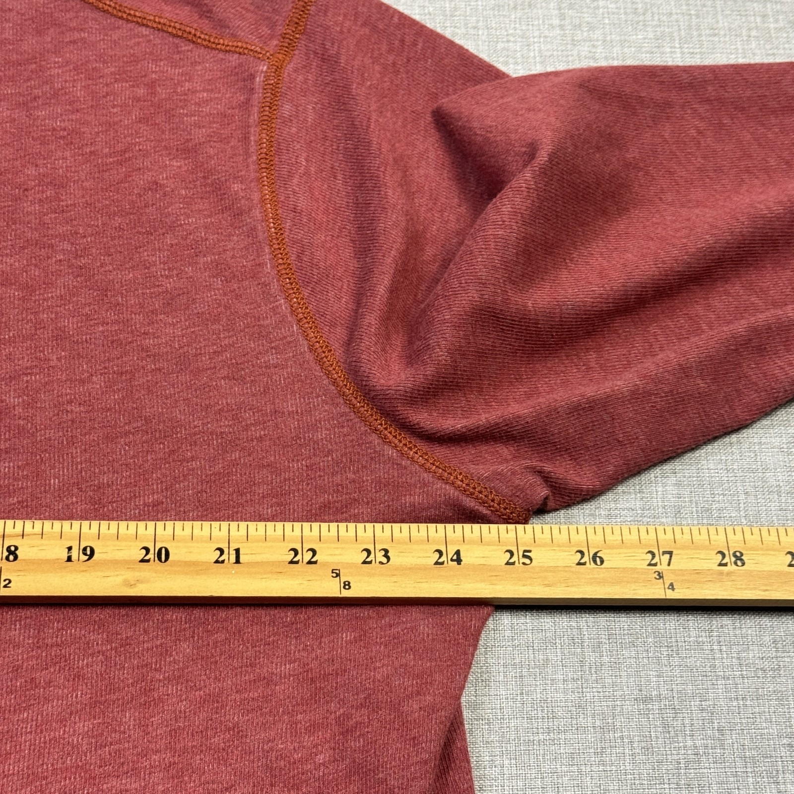 Tommy Bahama Shirt Mens XLT Red Long Sleeve Henley Contrasting Trim Button gallery