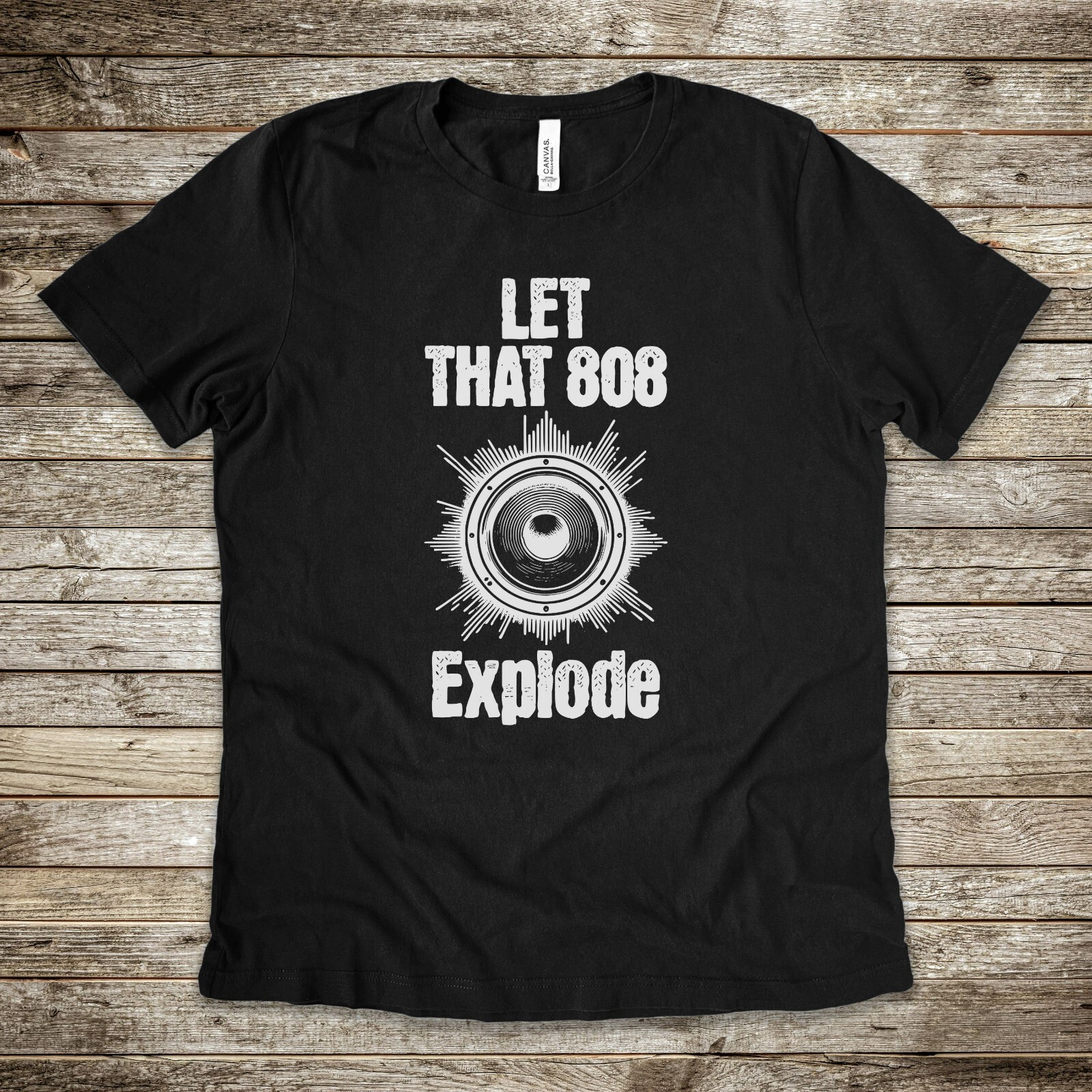Let That 808 Explode T-Shirt, Beatmaker Hip-Hop Tee, Music Producer Shirt, DJ gallery