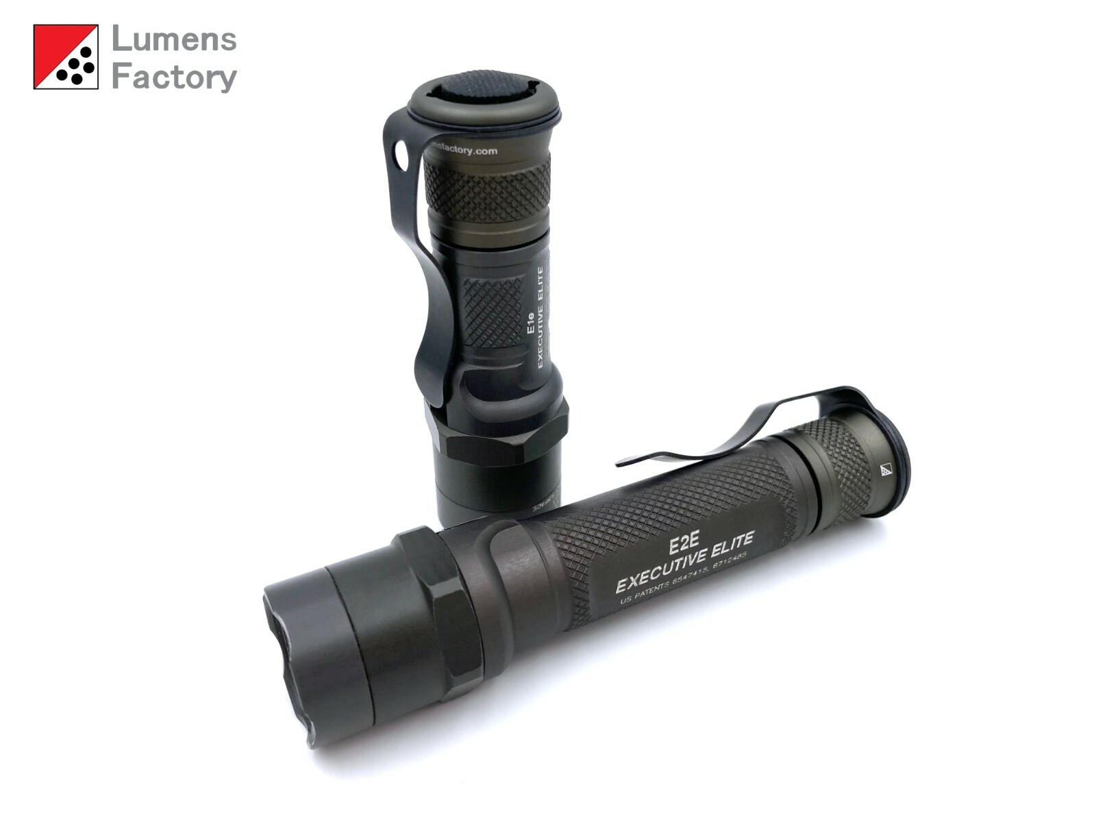 E Series Deep Pocket Carry Tailcap with Clip. E1 E2 E2D E2T-MV E1B E2L-AA L4 V1
