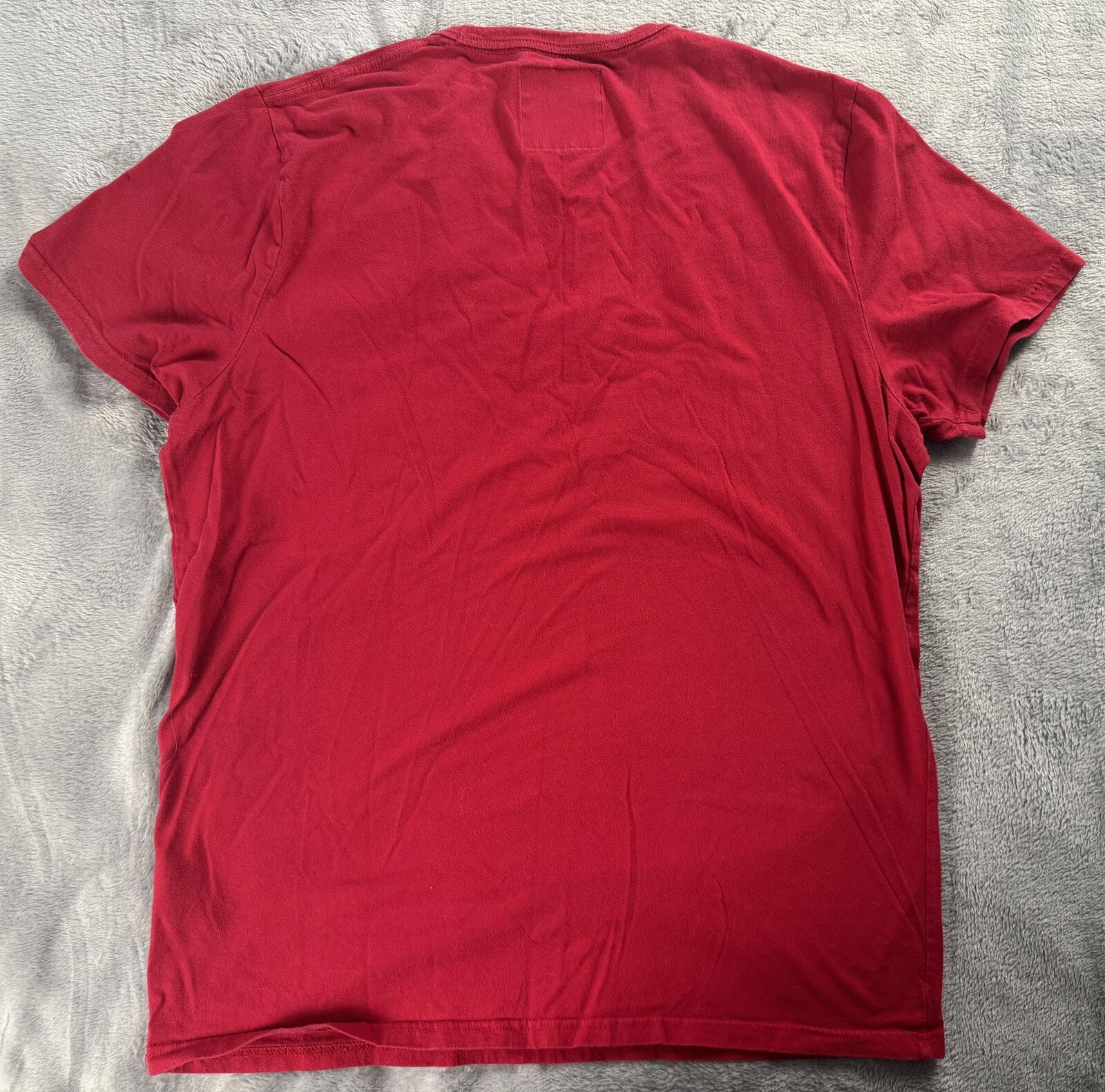 Hollister Shirt Mens XL Red Beach Surf Outdoor Y2K Preppy Embroidered Logo gallery