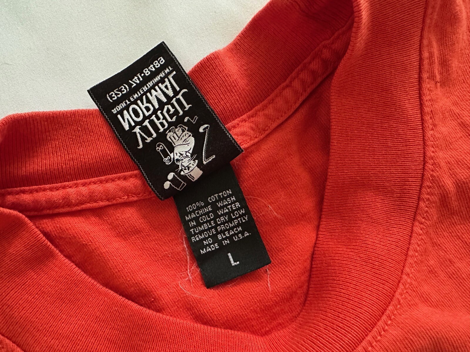 VIRGIL NORMAL Body Heat 22 Graphic Print T-SHIRT Sz-L SOLD OUT Ltd Ed gallery