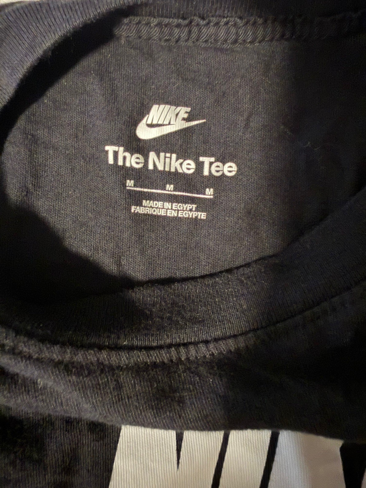 Nike The Nike Tee Men's Black Graphic Logo Crew Neck Short Sleeve T-Shirt M gallery