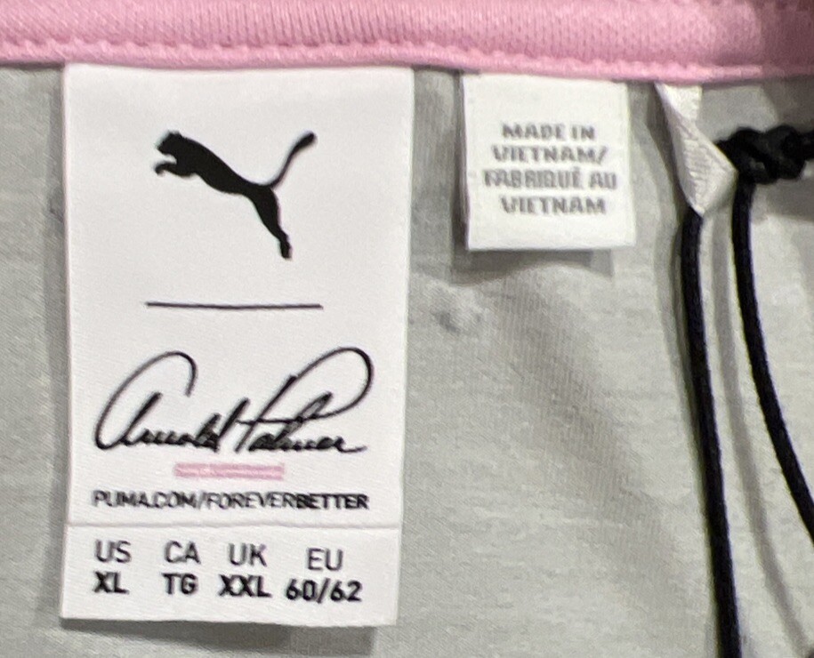 New Puma Cloudspun ARNOLD PALMER Drinks T-Shirt GOLF Umbrella High Rise Gray XL gallery