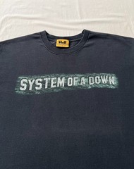 Vintage 2000s System of a Down Toxicity Black T-shirt Sz L