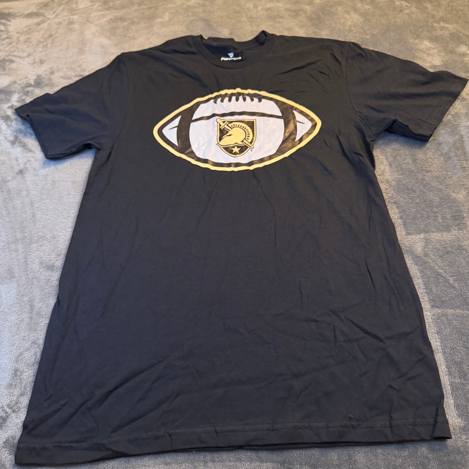Fanatics Black Army Black Knights Football T Shirt Men’s Size Medium