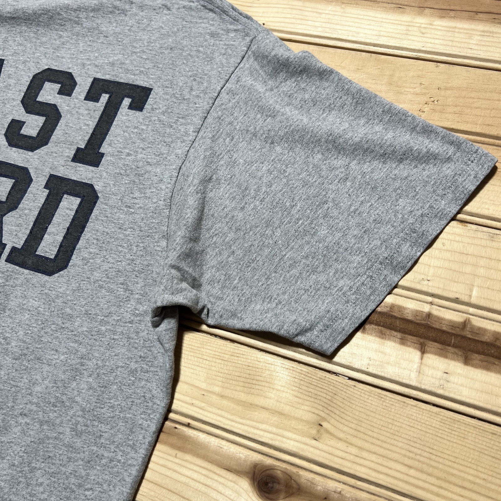 Vintage Coast Guard Spell Out Double Sided Gray Shirt Size Large gallery