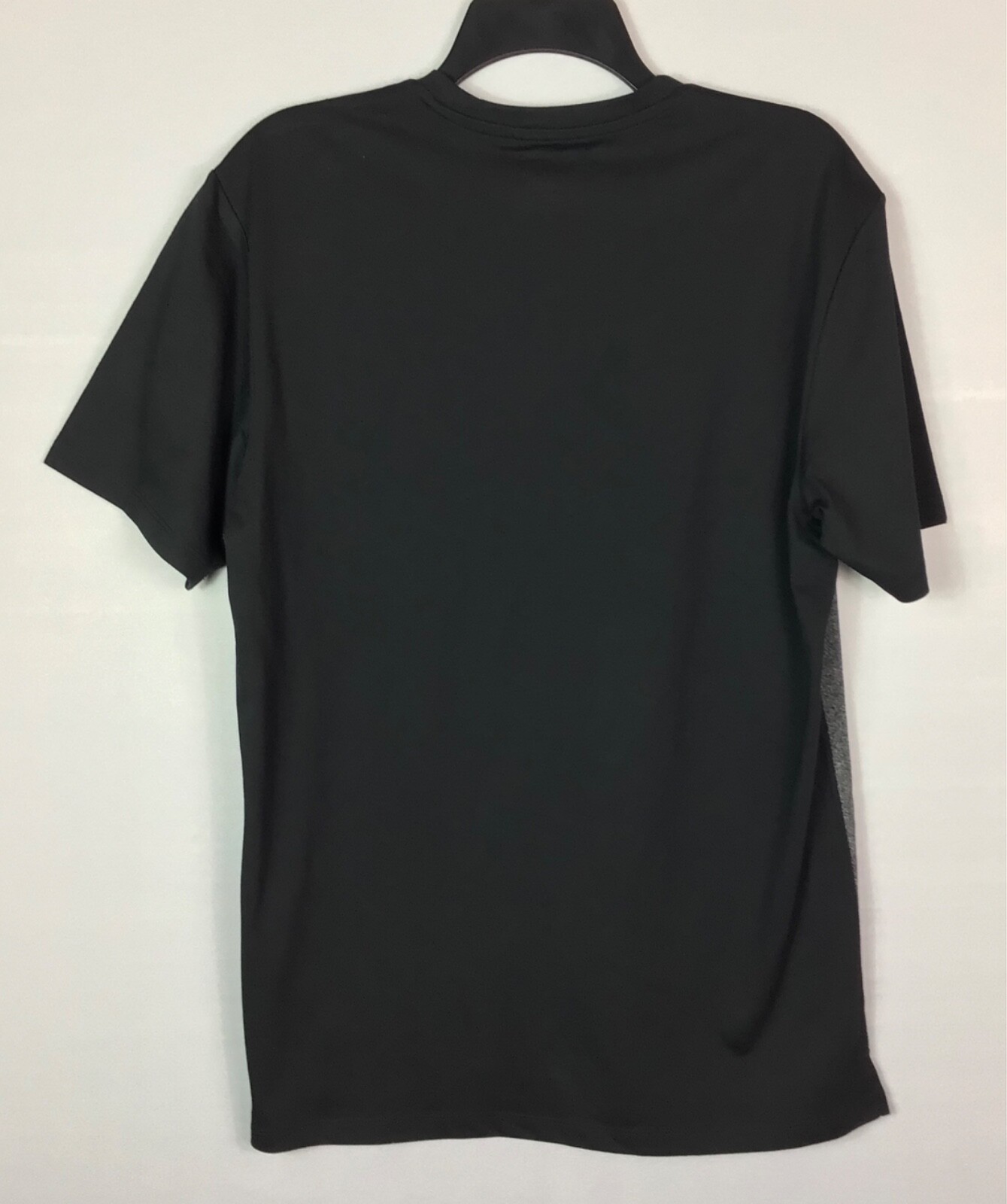 NEW ERA T-Shirt Men’s Med Black Gray Heather 3/4 Sleeve Colorblock Raglan Sleeve gallery