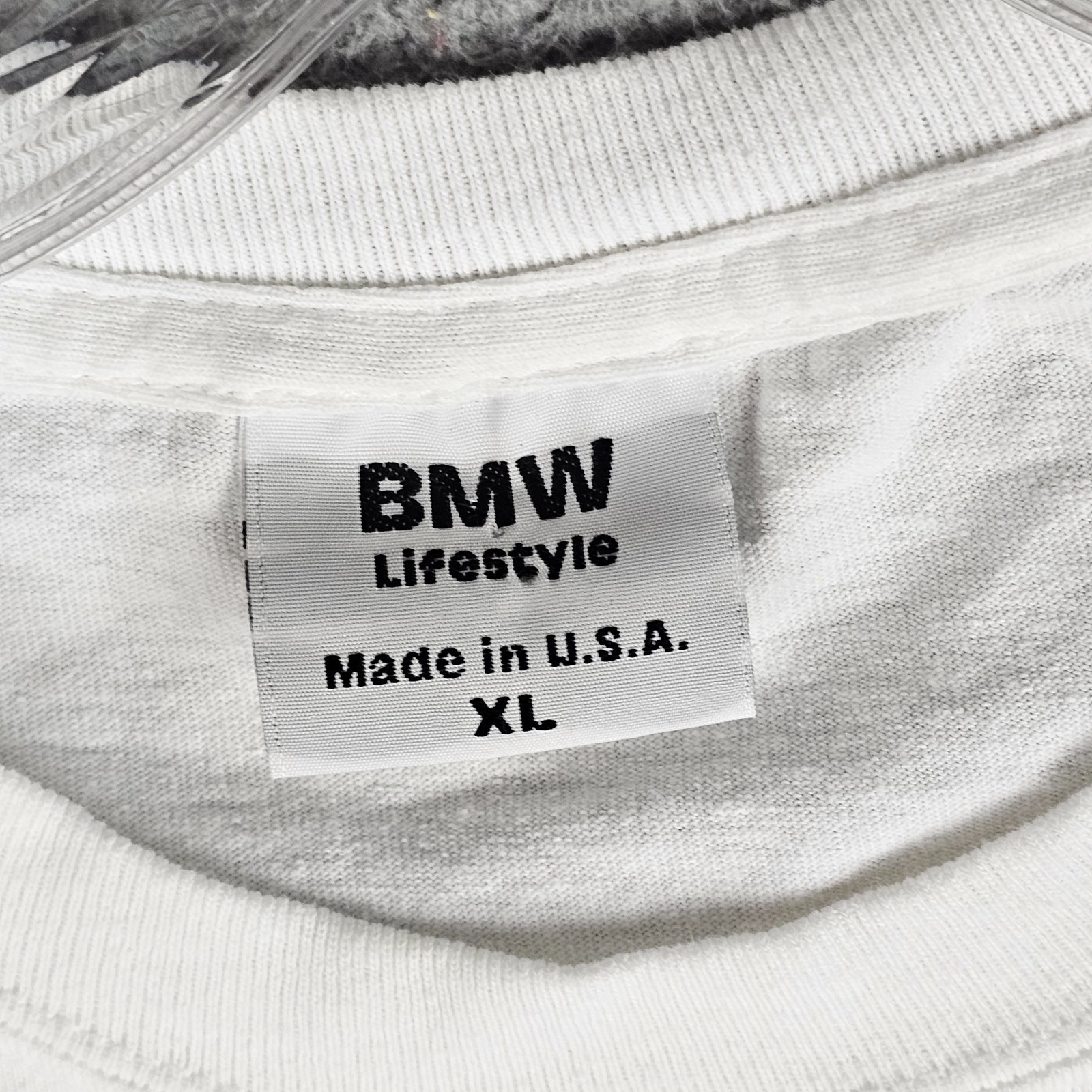BMW Lifestyle Tee Shirt Mens XL Graphic Logo Regular Crew Neck Pullover Y2K USA gallery