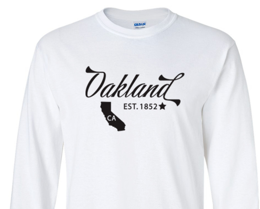 Oakland California State T-Shirt Graphic Tee Unisex Apparel Custom Text  gallery