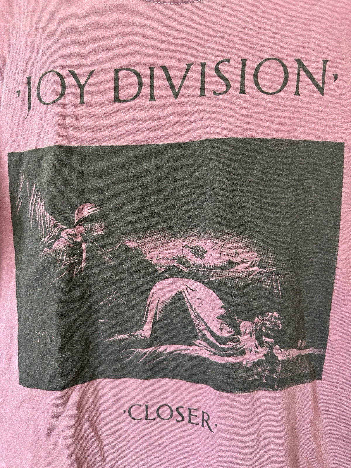 Comfort Colors JOY DIVISION CLOSER Peter Saville Photography Tee Shirt Plum L gallery