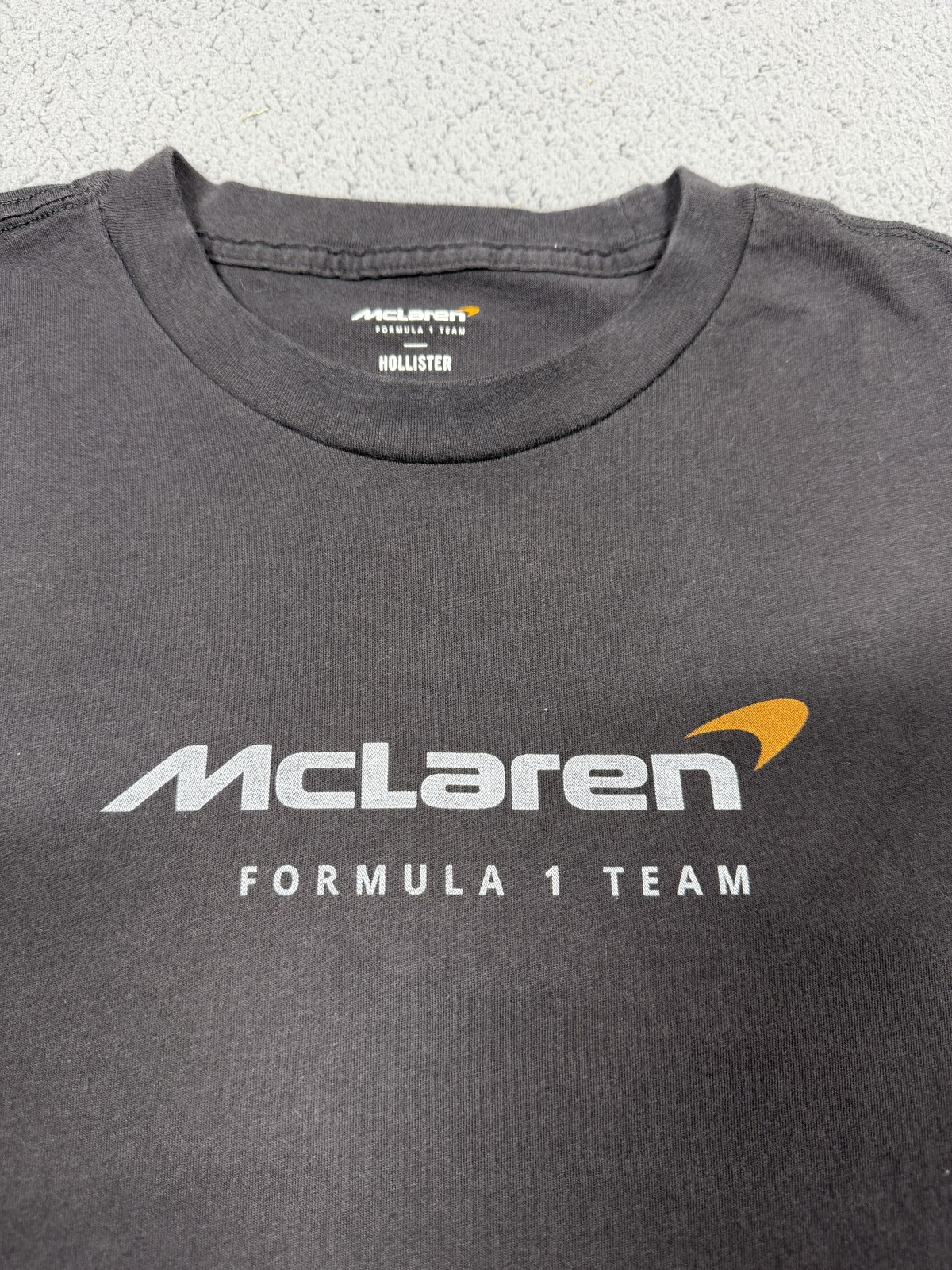 Hollister McLaren F1 Team Shirt Mens Medium Gray Las Vegas Racing Graphic Tee gallery