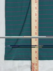 PALACE MEN’S LARGE PETIT STRIPE 220 SS T-SHIRT TEAL & PINK (Fall/Winter 2017)