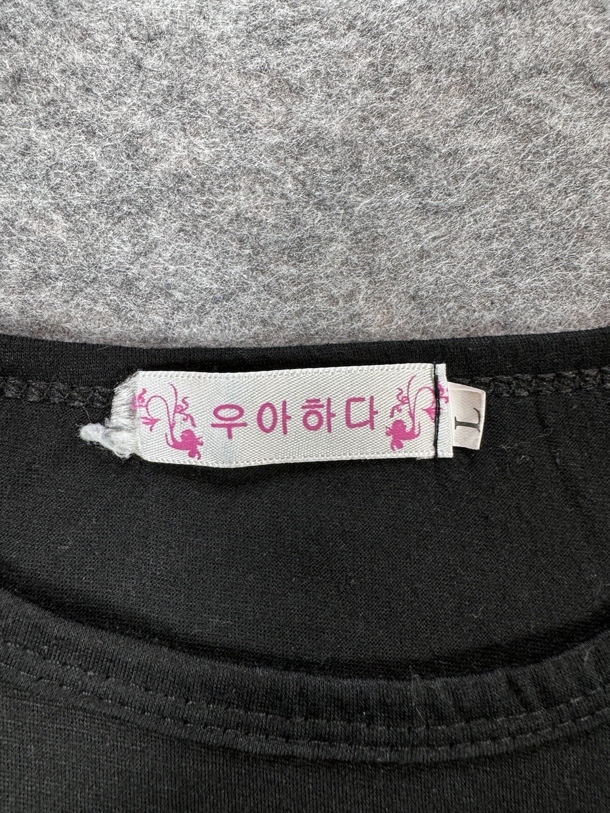 Elegant in Korean Shirt Women Small Bitch I Ride a Unicorn Black Semi-Fitted gallery