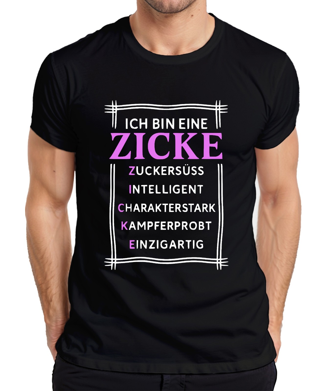 I’m A Zick Sugar Sweet Intelligent Gift Naughty Saying Men’s T-Shirt