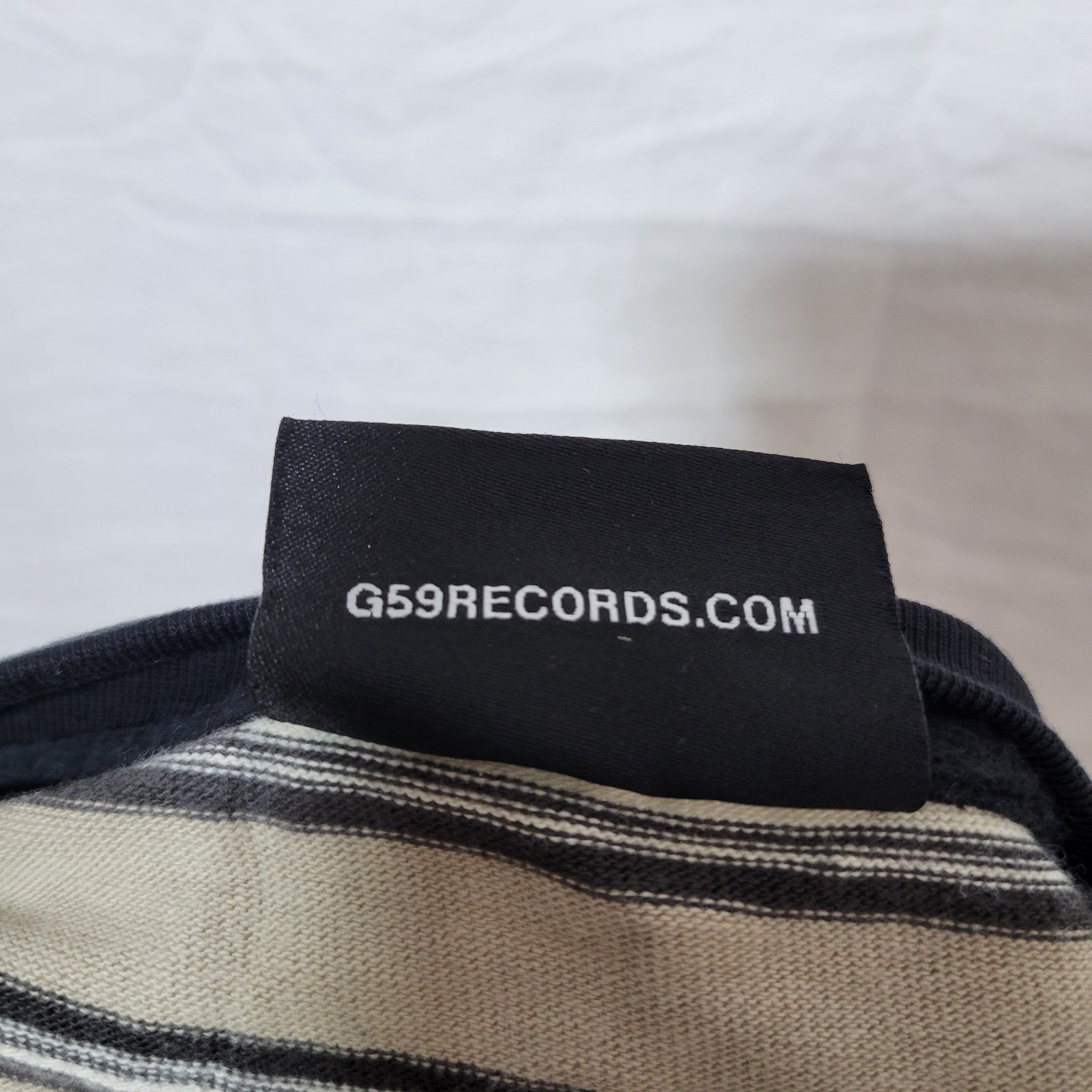 G59 Records Suicideboys Medary Striped Shirt Sz XXL $uicideBoy$ Grey 59 gallery