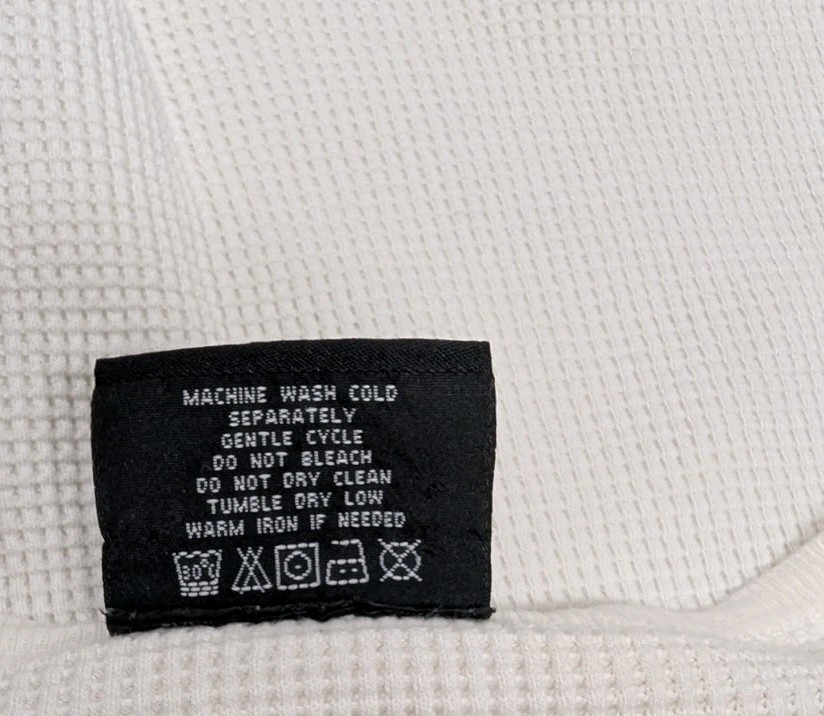 Polo Jeans Co Ralph Lauren Shirt Mens Large Waffle Knit Thermal RL Flag Logo gallery