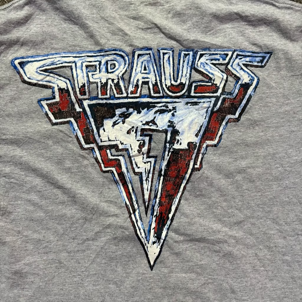 Levi's Red Tab Tee Mens M Heather Grey Big Back Strauss Lightning Graphic FREE S gallery