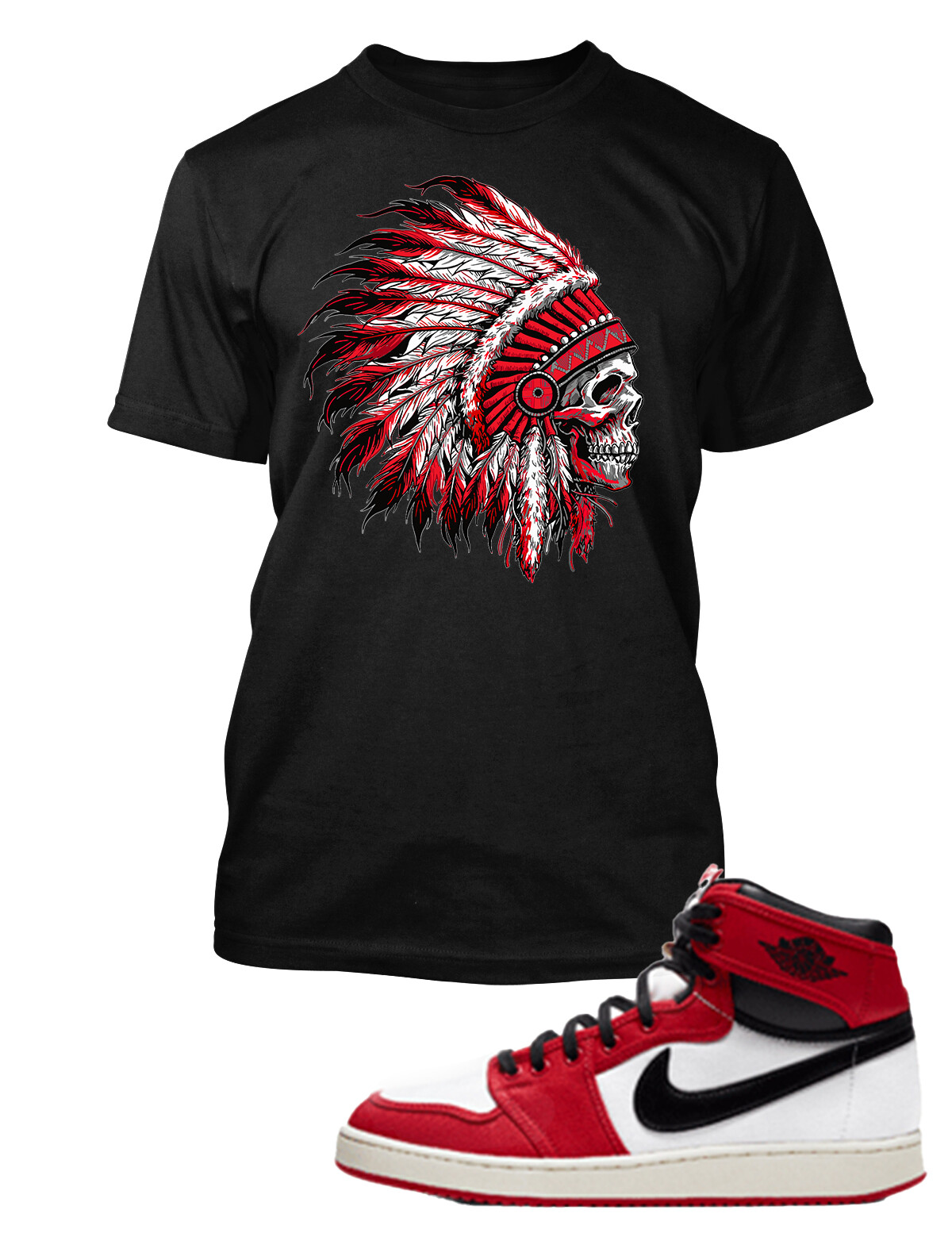 Spizike's Chieftain Tee Shirt To Match Sneakers Graphic Street Wear Big Tall Sm gallery
