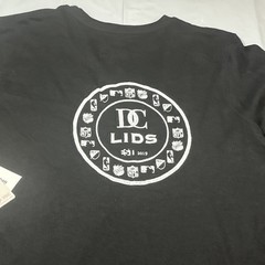 Jordan Craig DC LIDS Logo BLACK thermal waffle KNIT shirt long sleeve NEW Men 2X