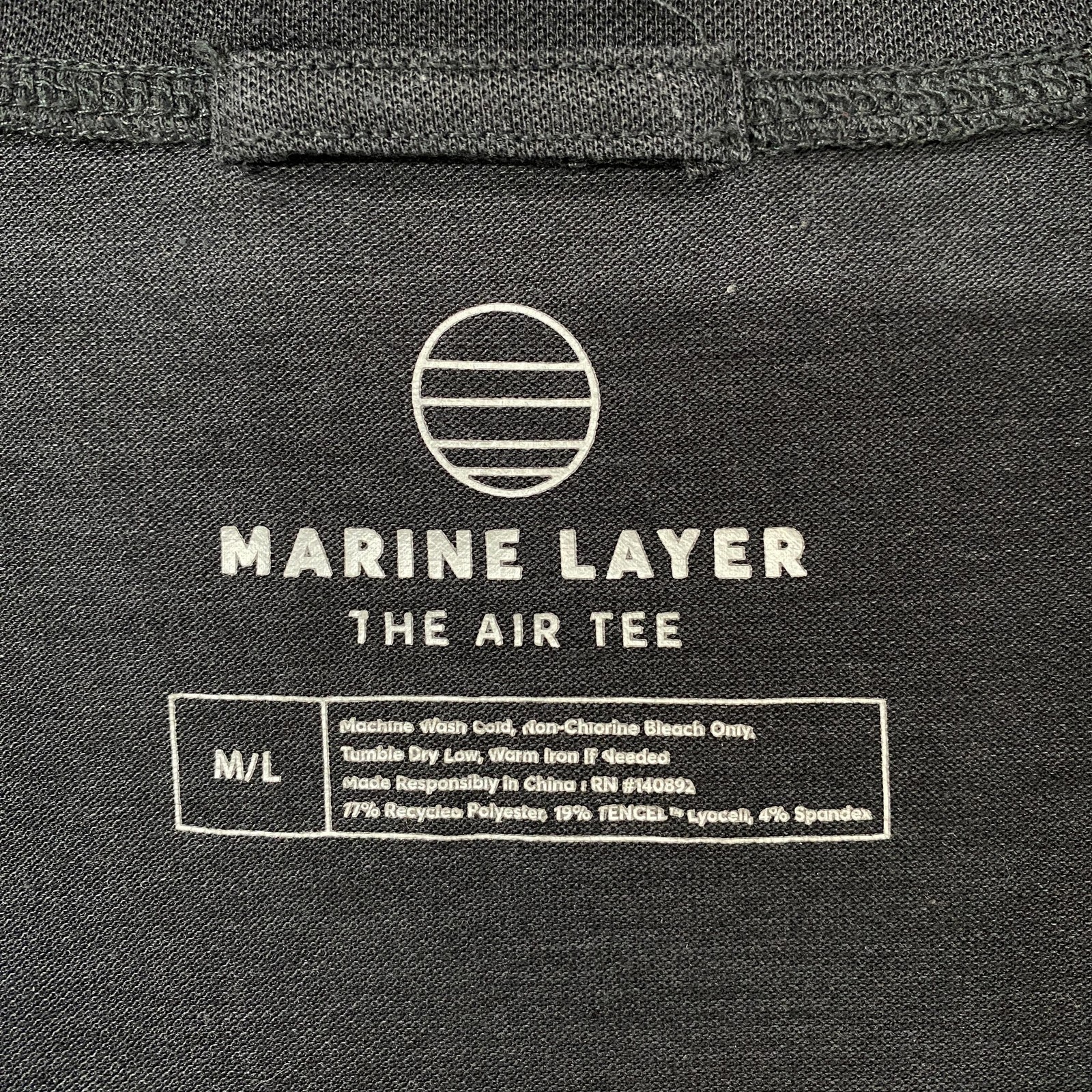 Marine Layer Air Tee Shirt Mens M/L Gray Mountain Sunset Graphic Outdoor Top gallery