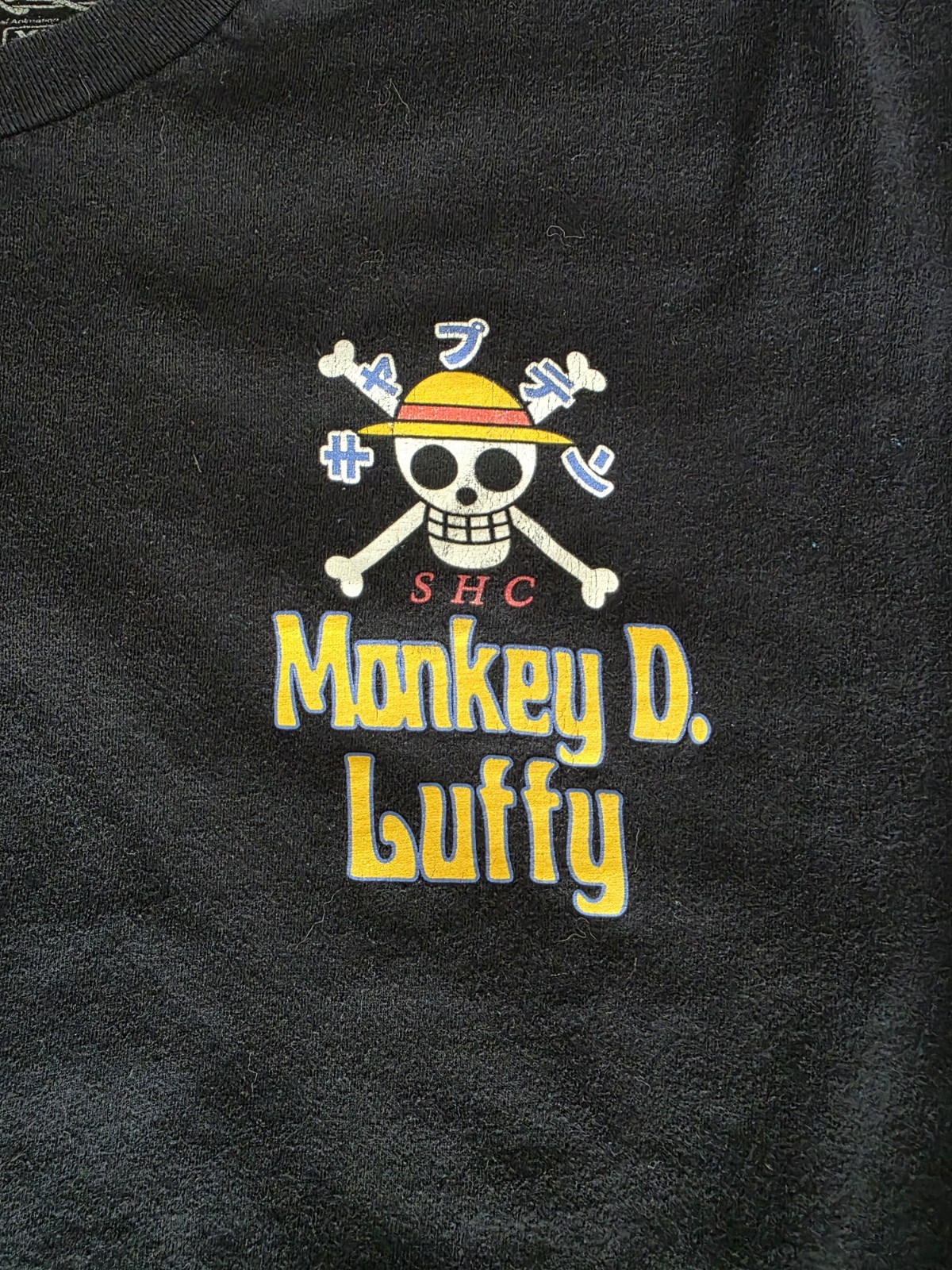 One Piece Monkey D. Luffy Black Graphic T-Shirt - Adult XL - Ripple Junction gallery