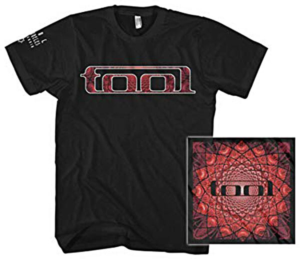 New Tool Band Shirt Red Logo Pattern Live Nation T-Shirt (SML-2XL) badhabitmerch