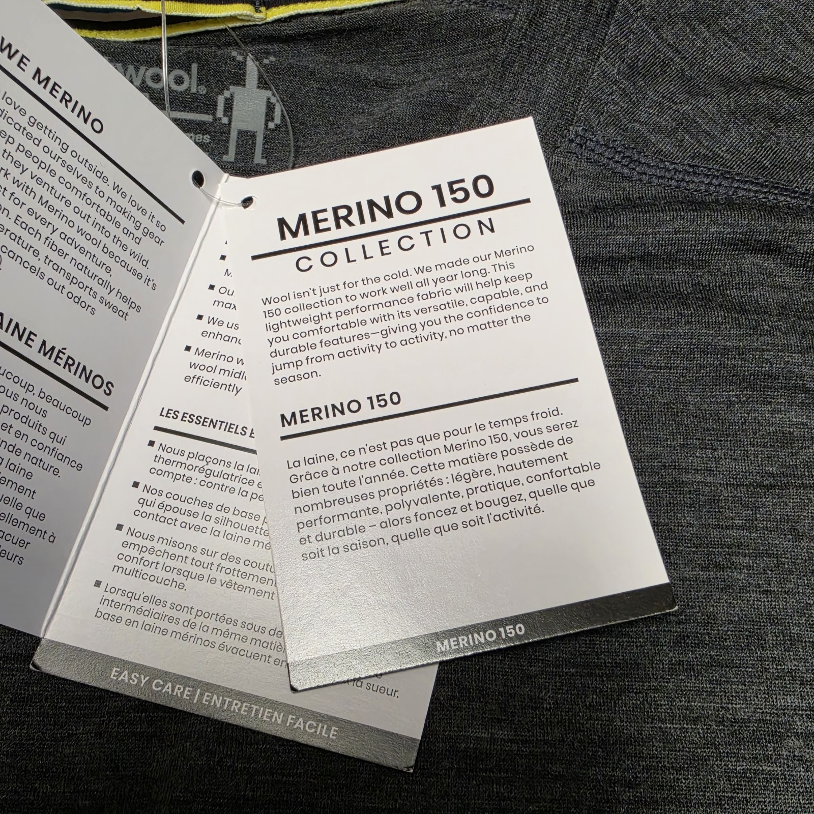 Smartwool Men's T-shirt Gray Merino 150 Short Sleeve Crew Neck XL Baselayer gallery
