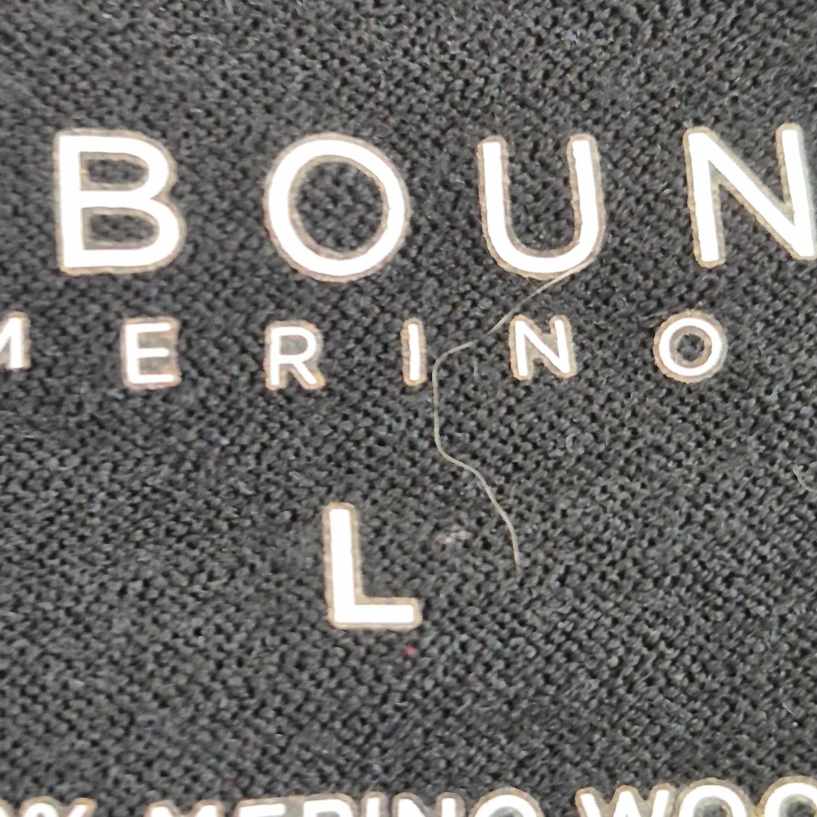 Unbound Merino T-Shirt Large Black Mens 100% Merino Wool Short Sleeve Round Neck gallery