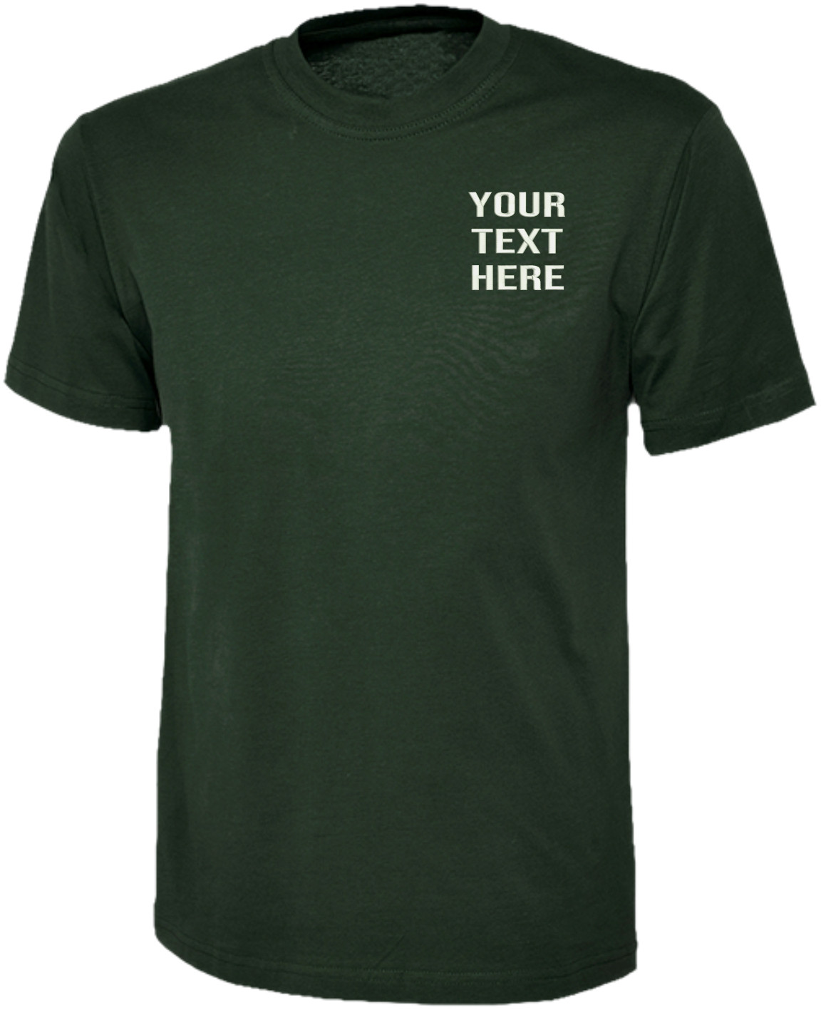 Personalised Embroidered Text Uneek UC301 Adults Classic T Shirt, Workwear Tee gallery
