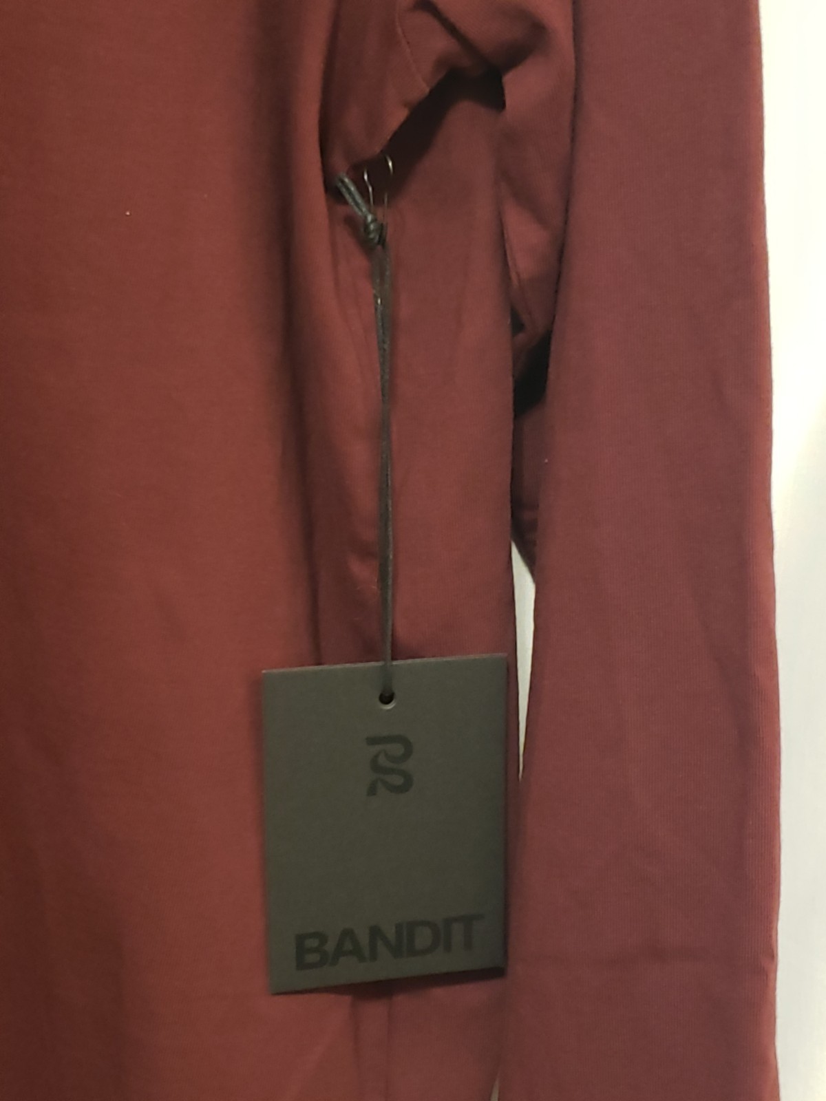 Bandit x ASICS Running Long Sleeve Cotton Tee Men Large Port Red Crewneck gallery