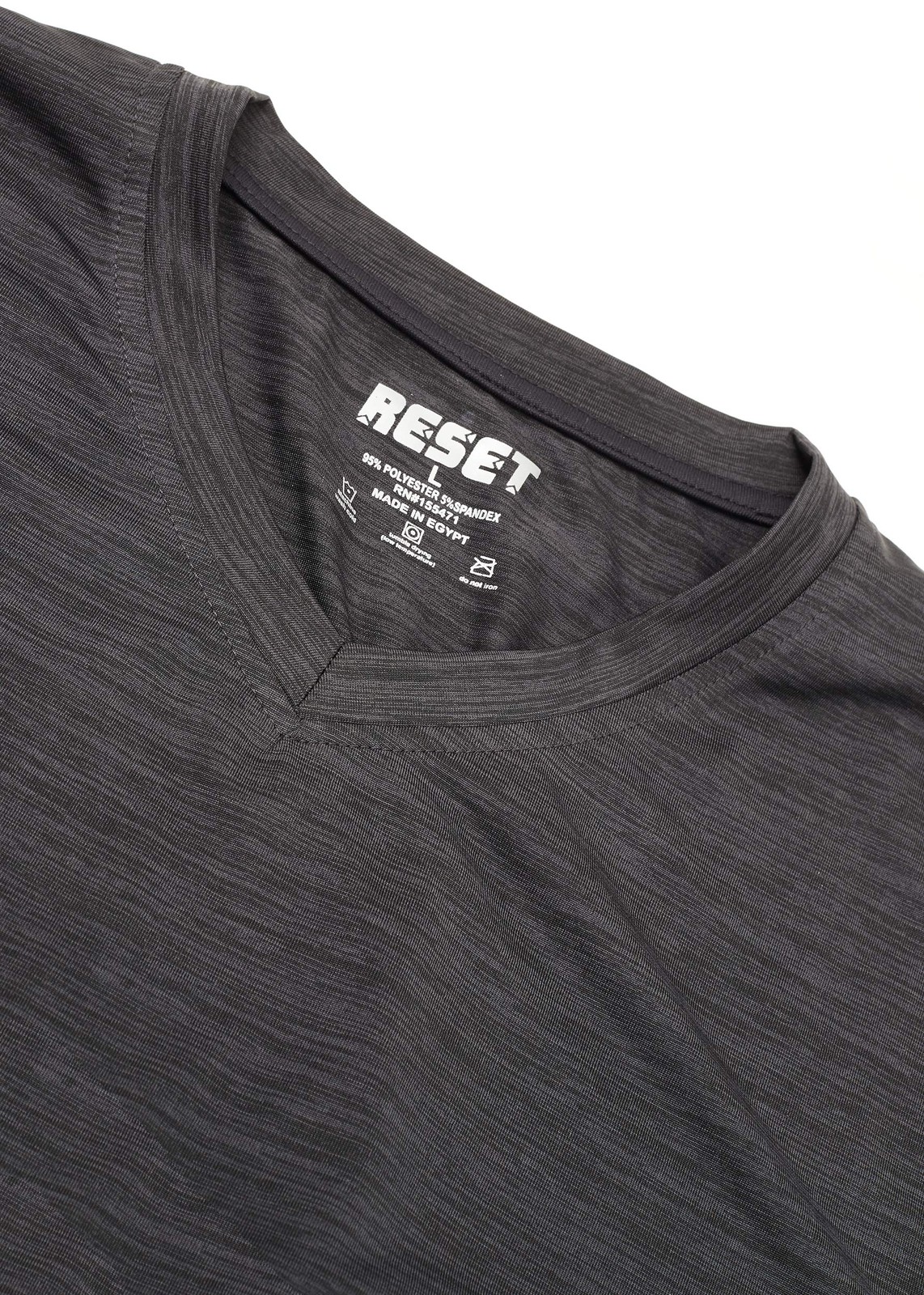 4 Pack Men's V Neck Workout Shirts, Athletic Gym Tees in Gray, Navy, Black gallery
