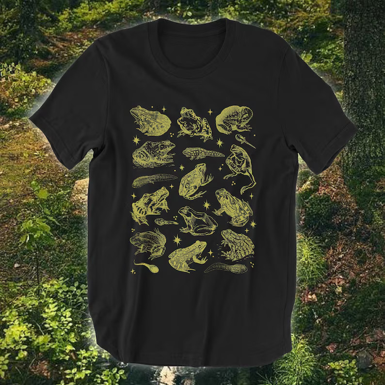 Frogs And Tadpoles Cute Frogs Comfort Tee gallery