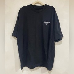 AllSaints Underground Oversize Graphic T-Shirt Black XL NWT