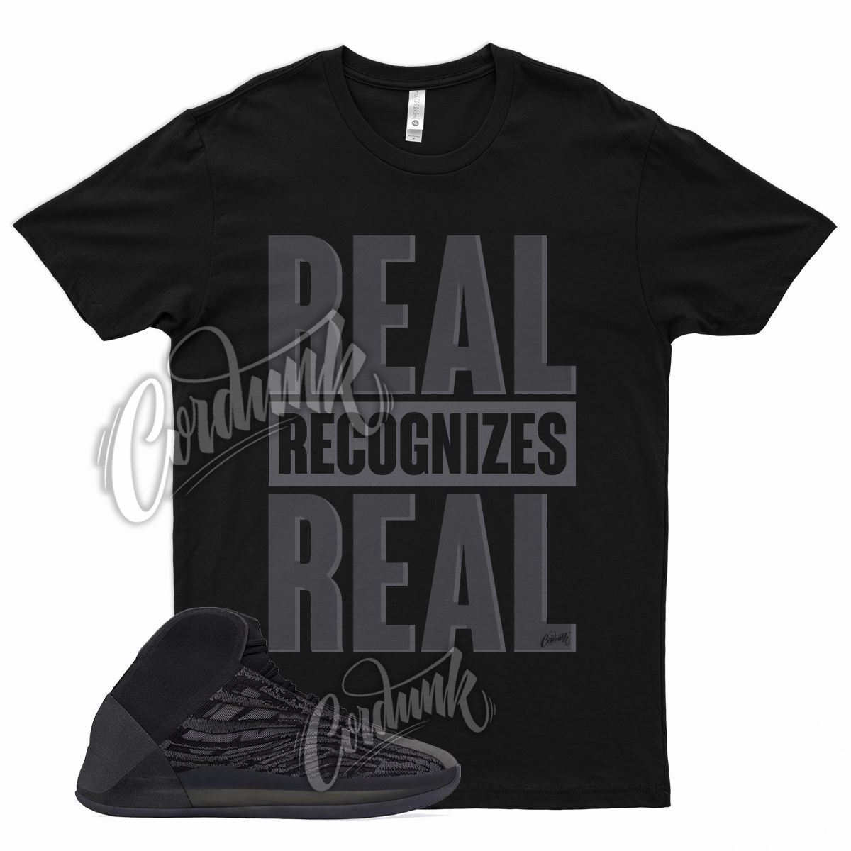 Black RRR T Shirt for YZ Quantum Onyx QNTM Vanta Utility Alvah 350 700